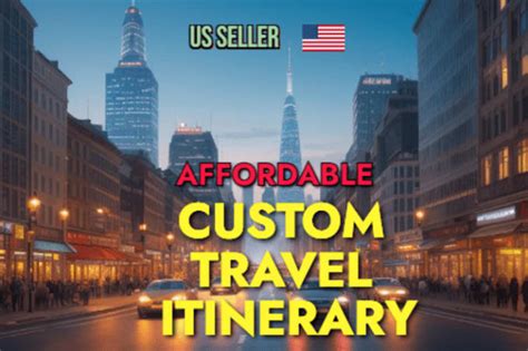 Create A Custom Travel Itinerary For You By Humblyyours Fiverr