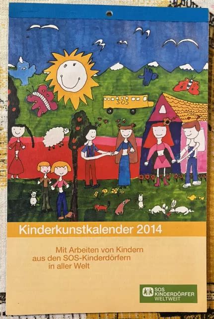 Kinderkunstkalender Sos Kinderd Rfer Weltweit Unbenutzt Neu