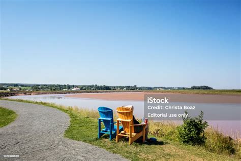 Truro Bay Of Fundy Stock Photo Download Image Now Adirondack Chair