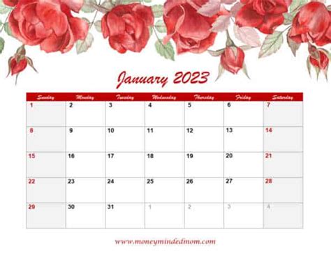 Free January Calendar Printable Templates For 2023 2024