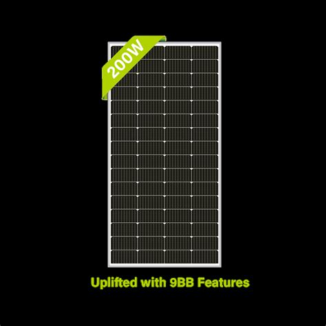 Newpowa 200 Watt 12V Monocrystalline Solar Panel NPA200S 12I