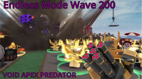 Beating Wave Void Apex Predator Tower Defense X Youtube