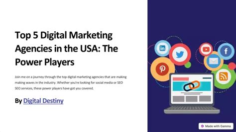 Ppt Top 5 Digital Marketing Agencies In The Usa The Power Players