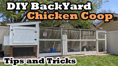 Diy Backyard Chicken Coop Our Tips And Tricks One Year Later Youtube