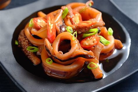 Slow Cooker Soy-Ginger Braised Squid