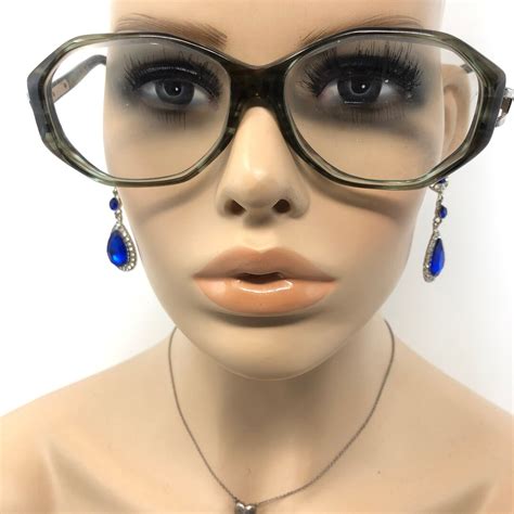 Vintage Silhouette Mod 36 Eyeglasses Glasses Frame Blue Brown Etsy