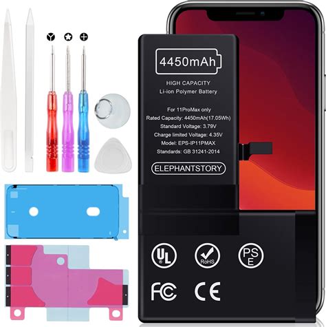 Amazon ElephantStory IPhone 11 Pro Max Battery Replacement Kit