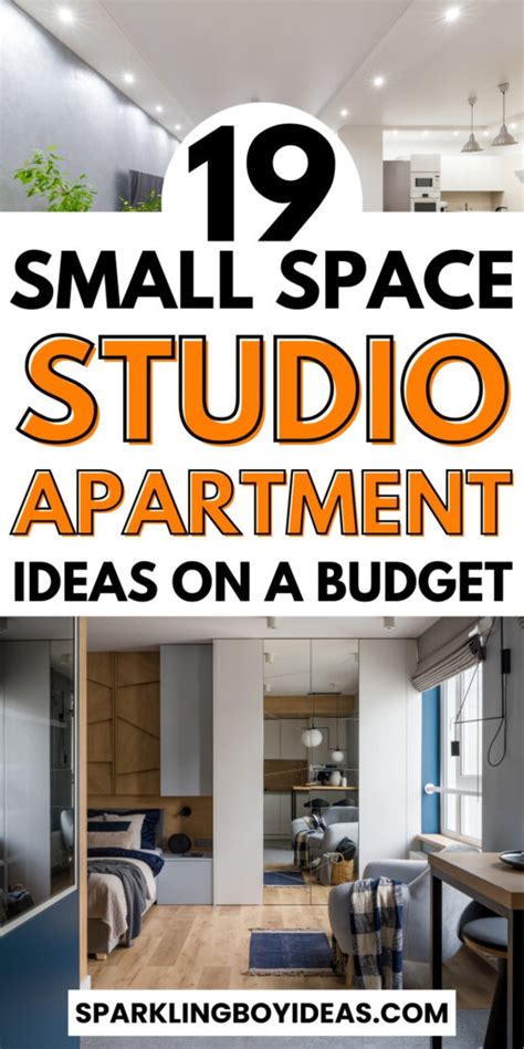 19 Creative Small Studio Apartment Ideas - Sparkling Boy Ideas