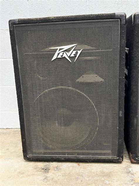 Lot Vintage S Peavey International Series Iii Passive Pa Speakers