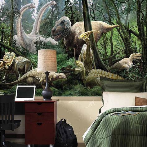 Brewster Wall Wall Murals Dinosaur Bedroom Dinosaur Theme Bedroom