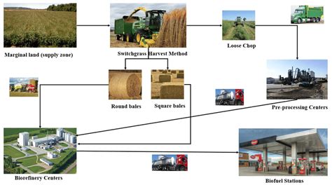 Structure Of Switchgrass Bio Ethanol Supply Chain Network Download