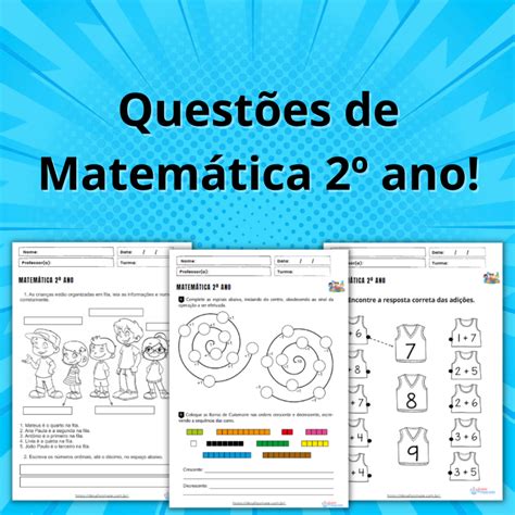 Desafios Matemáticos 2 Ano - 2º ano - Desafios Matemáticos