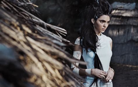Wallpaper model brunette Kendall Jenner for mobile and desktop section девушки resolution