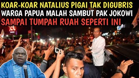 MALUNYA SI PIGAI KOAR2 TAK ADA YG GUBRIS WARGA PAPUA MALAH SAMBUT