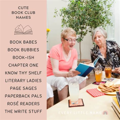 120 Best Book Club Names Clever Funny And Cute Every Little Name