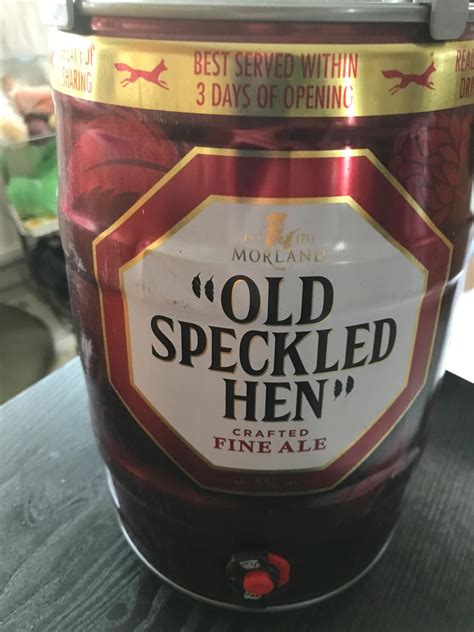 Old Speckled Hen Pale Ale Mini Keg 5l Uk Grocery