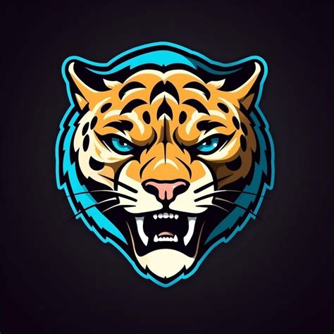 Premium Photo Jaguar Head Mascot Esport Logo Vector Illustration With