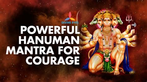 Powerful Hanuman Mantra For Courage★mantra For Strength And Overcoming Obstacles★ Divine Mantra