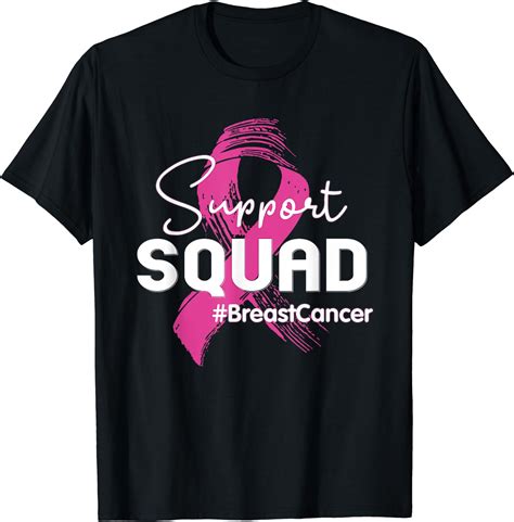 Breast Cancer Warrior Support Squad Breast Cancer Awareness T Shirt