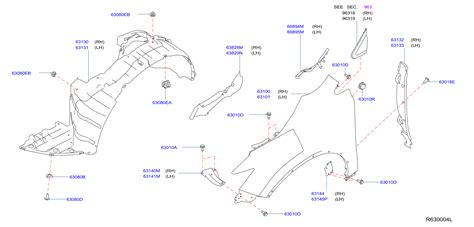 Nissan Murano Fender Bracket Left Front Aa A Genuine