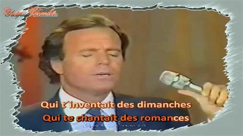 Julio Iglesias Je n ai pas changé KARAOKE INSTRUMENTAL Vidéo