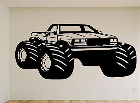 StickerChef Monster Truck Race Car Auto Wall Decal Stickers Murals Boys ...