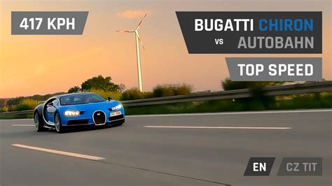 Bugatti Chiron Vs Autobahn Top Speed TEST YouTube