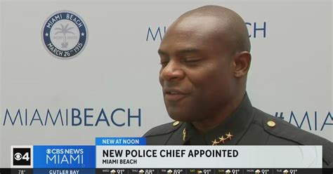 Miami Beach appoints new police chief - CBS Miami