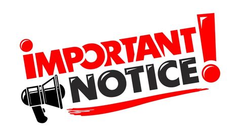 Important Notice Vector Images Over