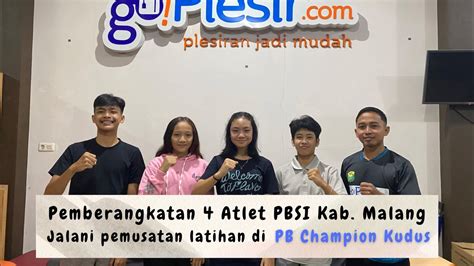 Pemberangkatan Atlet Pbsi Kab Malang Untuk Jalani Pemusatan Latihan