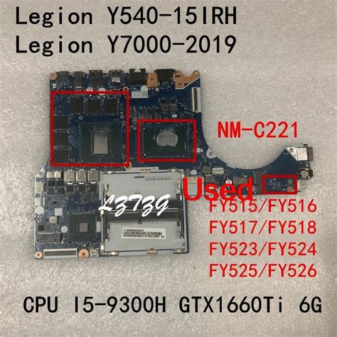 Original For Lenovo Legion Y Irh Legion Y Laptop