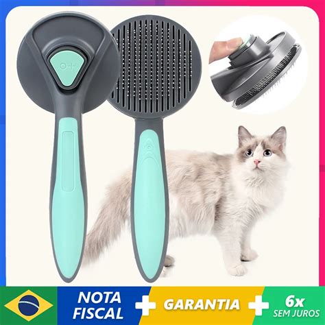 Pet C O Escova Gato Pente Auto Limpeza Pet Removedor De P Los Escova