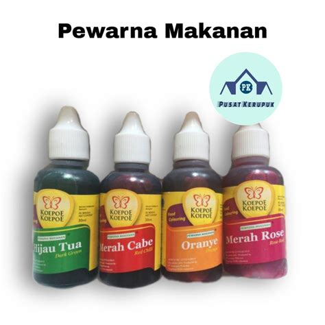 Jual Pewarna Makanan Koepoe Koepoe Pewarna Makanan Kupu Kupu 30 Ml