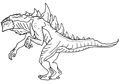 Monster Godzilla Coloring Page Coloring Page Free Printable Coloring