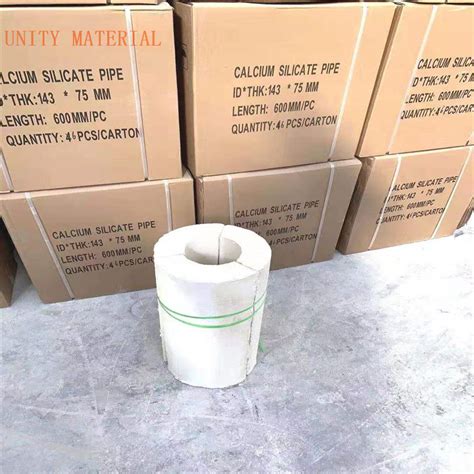 Factory Price 80mm Calcium Silicate Pipe Insulation Calcium Silicate Pipe - 650c 1050c ...