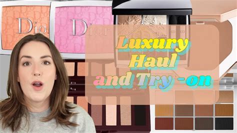 Luxury Beauty Haul Try On Youtube