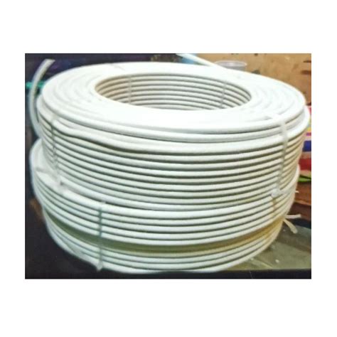 JK 90m White Dish TV Cable, 1 Mtr