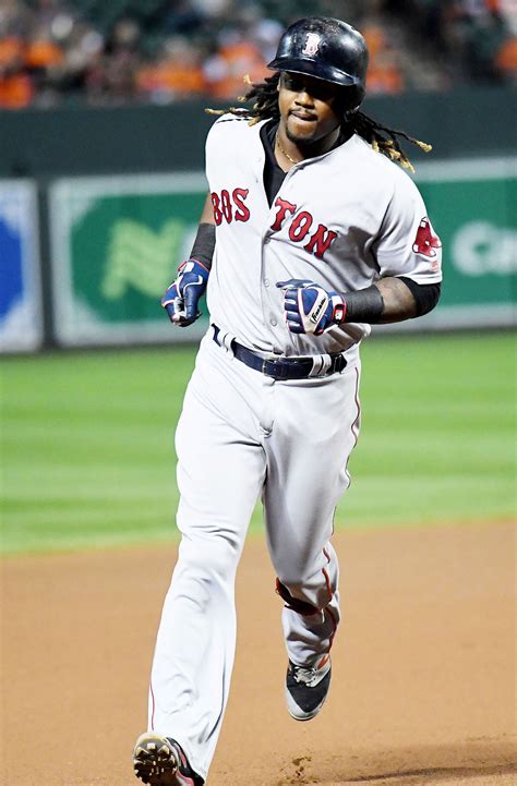 Red Sox first baseman HANLEY RAMIREZ rounds third - Gold Medal Impressions