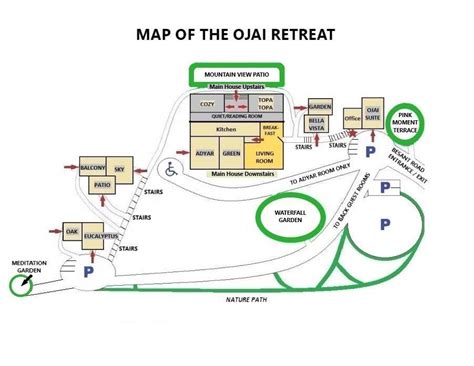 Map Of Ojai Valley Inn Cherie Benedikta