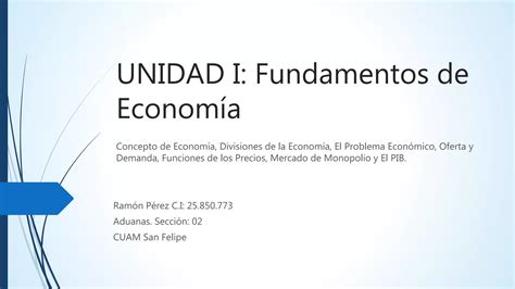 Mapa Mental Fundamentos De Econom A Ppt