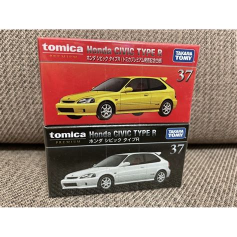 Tomica 多美 現貨 正版 黑盒 37號 初回一般 Honda Civic Type R 蝦皮購物