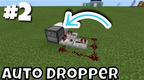 How To Make A Automatic Dropper Dispenser Minecraft PE YouTube