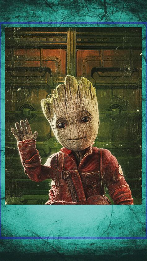 X Baby Groot In Guardians Of The Galaxy Vol K Sony Xperia X