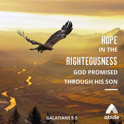 Hope of Righteousness - Galatians 5:5 | Abide | Bible verse pictures, Inspirational bible verses ...