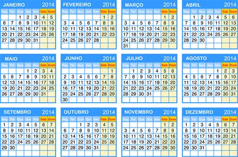 Baú Da Web Calendário 2014 Para Imprimir