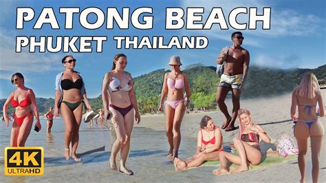 [🇹🇭 4k] Phuket 2023 Patong Beach 🏝 Walking Tour Thailand Amazing Mood And Thai Ambience