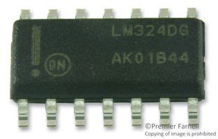 LM324DG onsemi - Datasheet PDF & Technical Specs