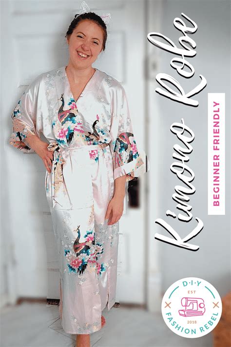 How To Sew A Kimono Robe For Beginners Without A Pattern Artofit