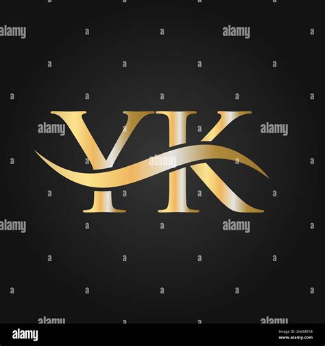 Mod Le De Logo Lettre Yk Yk Y K Lettre Logo Modern Flat Minimaliste