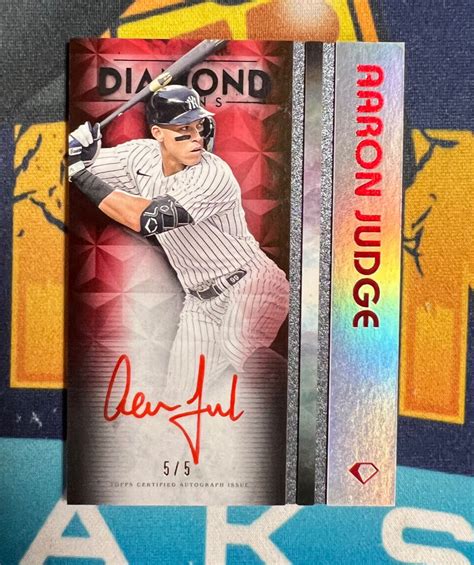 Base The Big 5 0 Card Set For 2022 Topps X Aaron Judge Curated